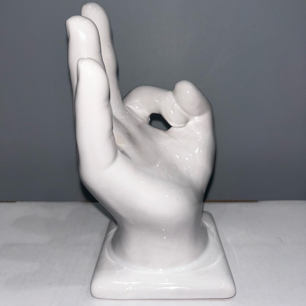 Ceramic Jewelry Hand Holder